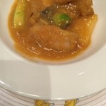 萬珍樓 - 大山鶏と南瓜の南乳仕立て