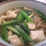 上田そば店 - 肉そば