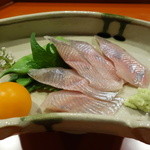 わらび野 - 岩魚の刺身