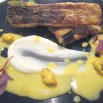 ル・ヴァンキャトル - 秋鮭　ムール貝のソース