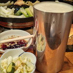 成吉思汗だるま - 5 生ビール（魔法のジョッキ）