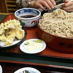 桂庵  - ４種の茸の天ぷらのセット