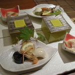 奈良偲の里 　玉翠 - 夕食　見た目もキレイだし味も本当に美味しかった