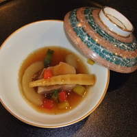 馳走 きむら - 夏野菜と豚の角煮の炊き合わせ