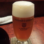 田ざわ - 生ビールはサントリーマスターズドリーム　中７００円