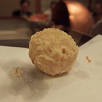 田ざわ - なんと季節のぶどうの天ぷら！