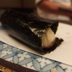 田ざわ - ホタテと湯葉の海苔巻き　そのまま食べます（アタシ仕様）