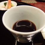 田ざわ - お蕎麦のつゆ　かつおが効いてました