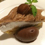 北島亭 - 濃厚なモンブラン