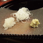 田ざわ - お蕎麦の薬味