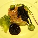 マッシュルーム - 猪のパテ コハゼのコンポートとカラスダケ添え
