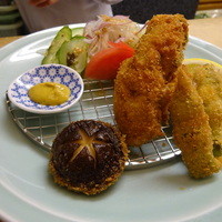 割烹 やました - 牡蠣フライ