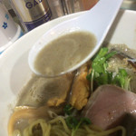 まるめしあん - 煮干し＋ポタージュ＝めちゃウマ