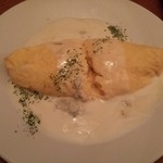 隠ハイド 希SAKU - オムレツゴルゴンゾーラクリームソース