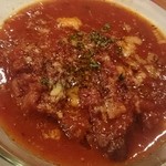 Leego - 和牛スジ肉と香味野菜の赤ワイントマト煮(5時間煮込んだ絶品) 780円