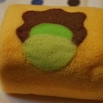 （2015/8月）「ぐんまちゃん生ロールケーキ」を後ろから見たところ