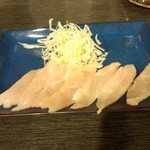 鶏刺 <税込>470円(2015.10.11)