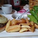 レストラン ニックス - ジョンソンバーガー￥980