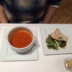 ラ・メール・プラール - 季節のスープ（今月はトマト）