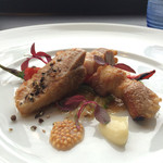 Felicelina - 山形産山形豚炭火焼焦がしアンチョビソース