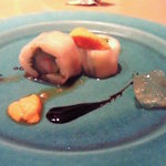 真心庵 - アスパラと魚貝の生春巻き