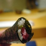鮨 土方 - まぐろ巻物