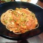 イタリアン レストラン ピンナピンナ - お豆さんたっぷりのﾄﾏﾄｿｰｽ★