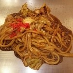 お好み焼十万 - 豚焼きうどん[¥600(税別)]