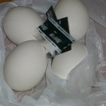 蘭越町交流促進センター 雪秩父 - 温泉ゆで卵、1個60円。
