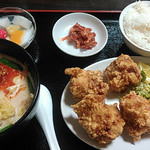 揚龍 - 唐揚ラーメン定食