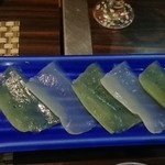 お食事処 みやけ - 蒟蒻刺し