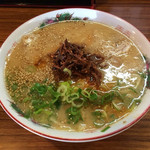 長浜ラーメン鷹 - 辛子きくらげラーメン