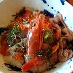 水けしき - 赤貝海鮮丼1500円