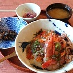 水けしき - 赤貝海鮮丼1500円