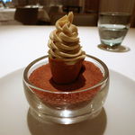 レストランエール - フォアグラのソフトクリーム