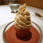 レストランエール - フォアグラのソフトクリーム