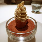 レストランエール - フォアグラのソフトクリーム