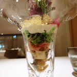 レストランエール - 野菜のパフェ