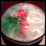 立ち呑みニューワールド - アグー出汁沖縄そば