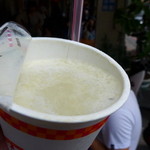 北門綠豆沙牛乳 - 泡立ち、緑豆の味、牛乳のコク、濃厚にして爽やか！