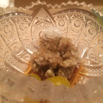 鮨 とかみ - 2015/10_蕎麦がきと松茸