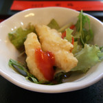 中国菜館 安福 - 白身魚のフライ