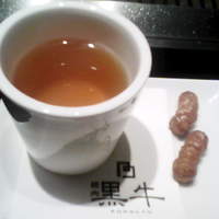 黒牛 - コーン茶とかりんとう