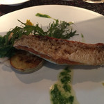 D'ORO - 甘鯛松笠焼き 青海苔と魚介出汁のソース