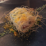 D'ORO - 北海道産鮭と大葉のカダイフ包み カニ味噌の香り