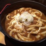 Oosakadainingunanno - ランチの牛すじカレーうどん 690円
                      私好み。渋谷でカレーうどん食べたくなったらここ来る。