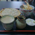 手打蕎麦　ながお - ミニ天丼とざる