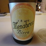 リストランテ ラ・バリック トウキョウ - Menabrea　Birra　メナブレア　イタリアンビール　4.8度