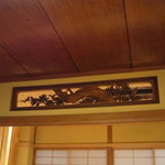 リストランテ ラ・バリック トウキョウ - 立派な欄間