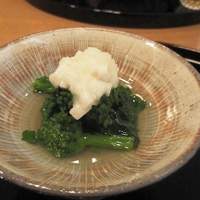 まき村 - 菜の花と長芋の霰切り